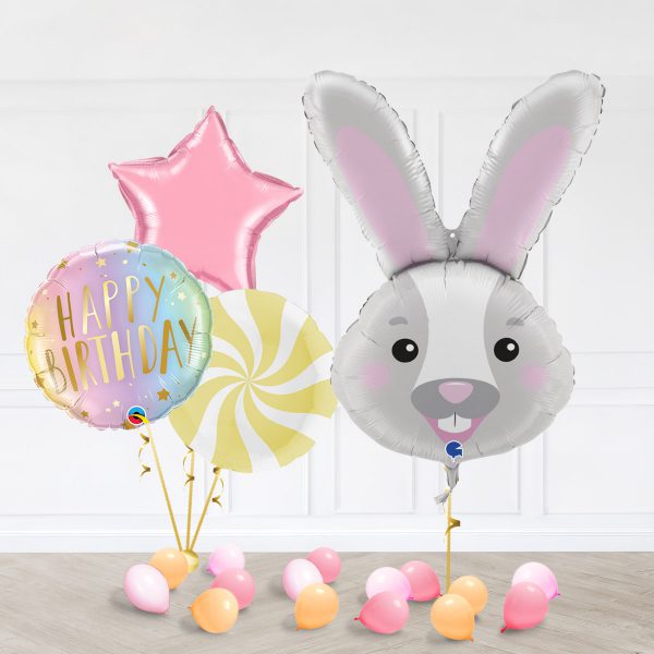 CuteBunny Star Rose Bubble HappyBirthday Candy Yellow
