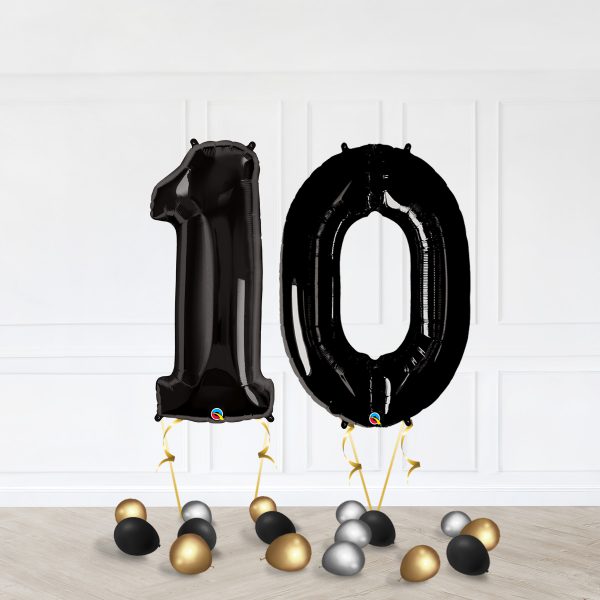 Number 10 Black Trio Star Gold Black White - Image 3
