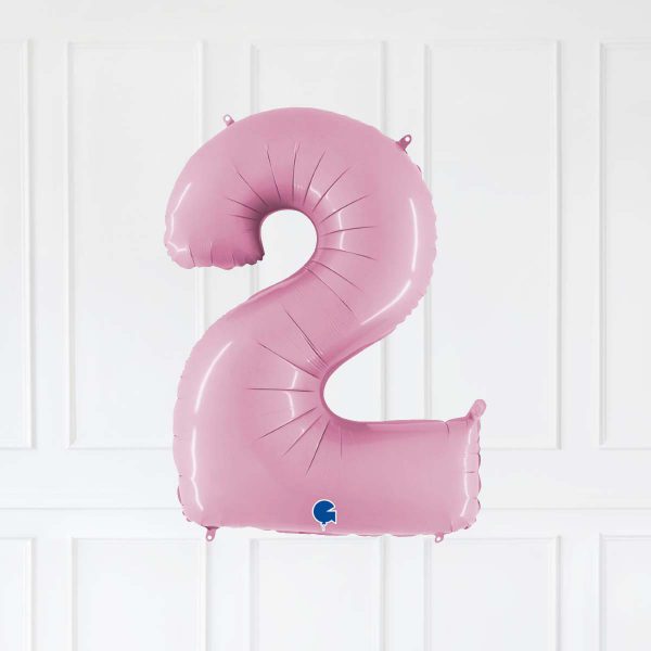 Number 4 Pastel Pink TrioHeartBubble Rose White HappyBirthday - Image 6