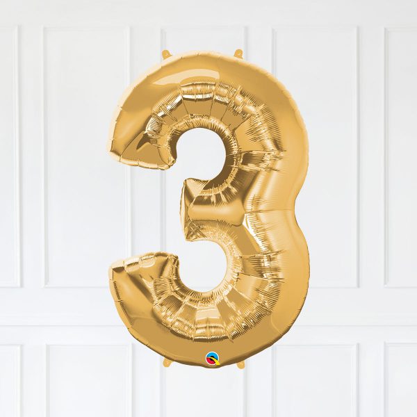 Number 90 Gold Trio Star Red Purple Bubble Colors HappyBirthday - Image 7