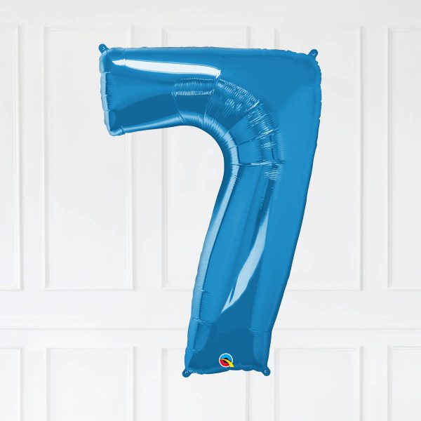 Number 40 Sapphire Blue Star Blue Gold Bubble Happy Birthday - Image 11