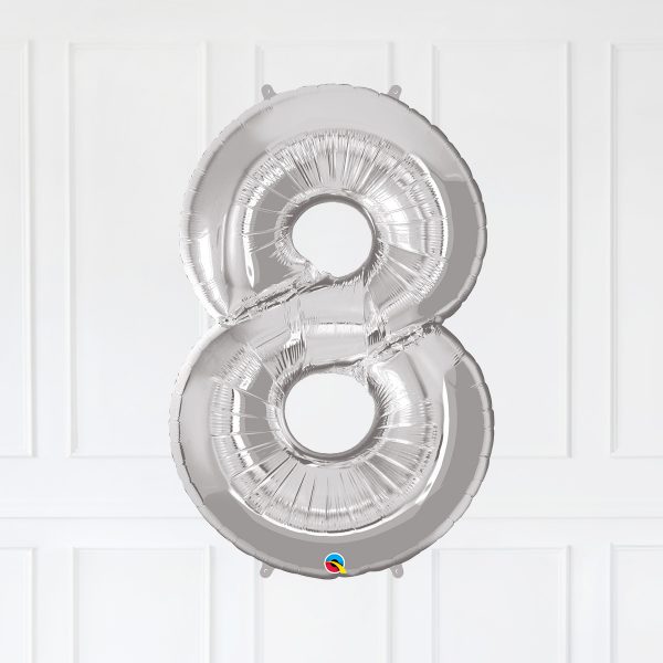 Number 6 Silver Trio Star Bubble Galaxy Blue - Image 12