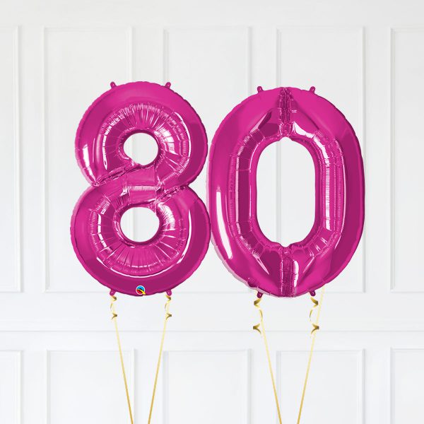 Number 80 Magenta Trio Star Red Brown Rose - Image 4