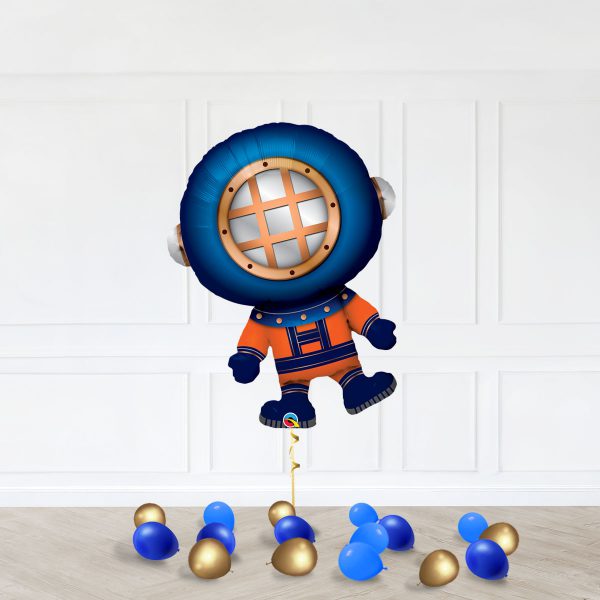 Deep Sea Diver Star Bubble Shark HappyBirthday - Image 3