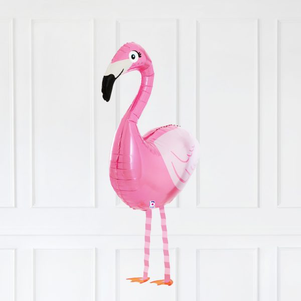 Flamingo Walker Heart Bubble Rose Pink Birthday - Image 3