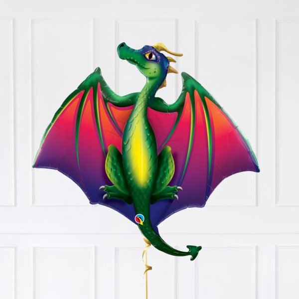 Dragon Star Bubble Red Violet Balloon Happybirthday - Image 3