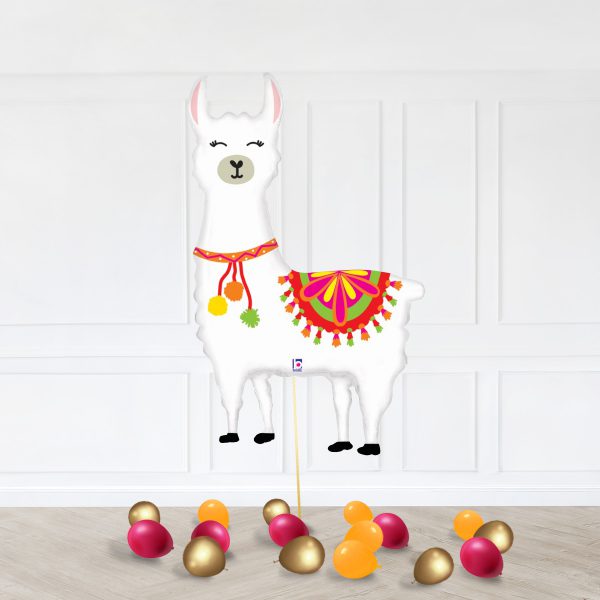 Llama Star Bubble Birthday Balloons - Image 4