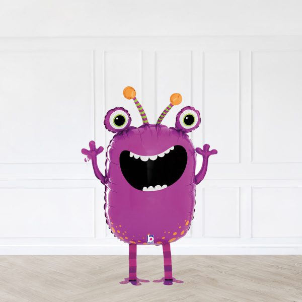 Monster Walker Star Fucsia Green Bubble HappyBirthday Fireworks - Image 4