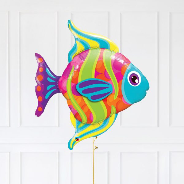 Rainbow Fish Star Orange Green Bubble Sea HappyBirthday - Image 4
