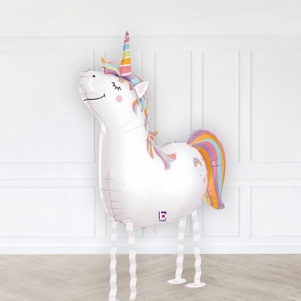 Unicorn Walker TrioStarBubble Blue HappyBirthday Rose - Image 4