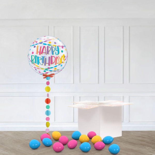 BUBBLE 22″ BIRTHDAY CONFETTI STREAMERS
