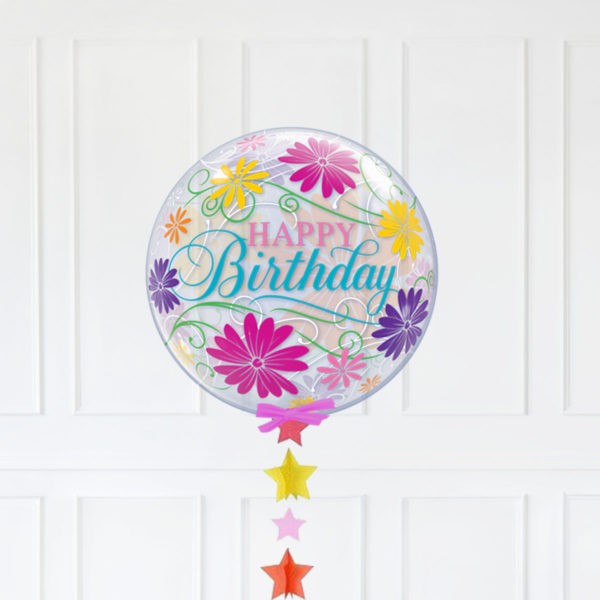 SINGLE BUBBLE – BIRTHDAY FLOWERS & FILIGREE - Image 2